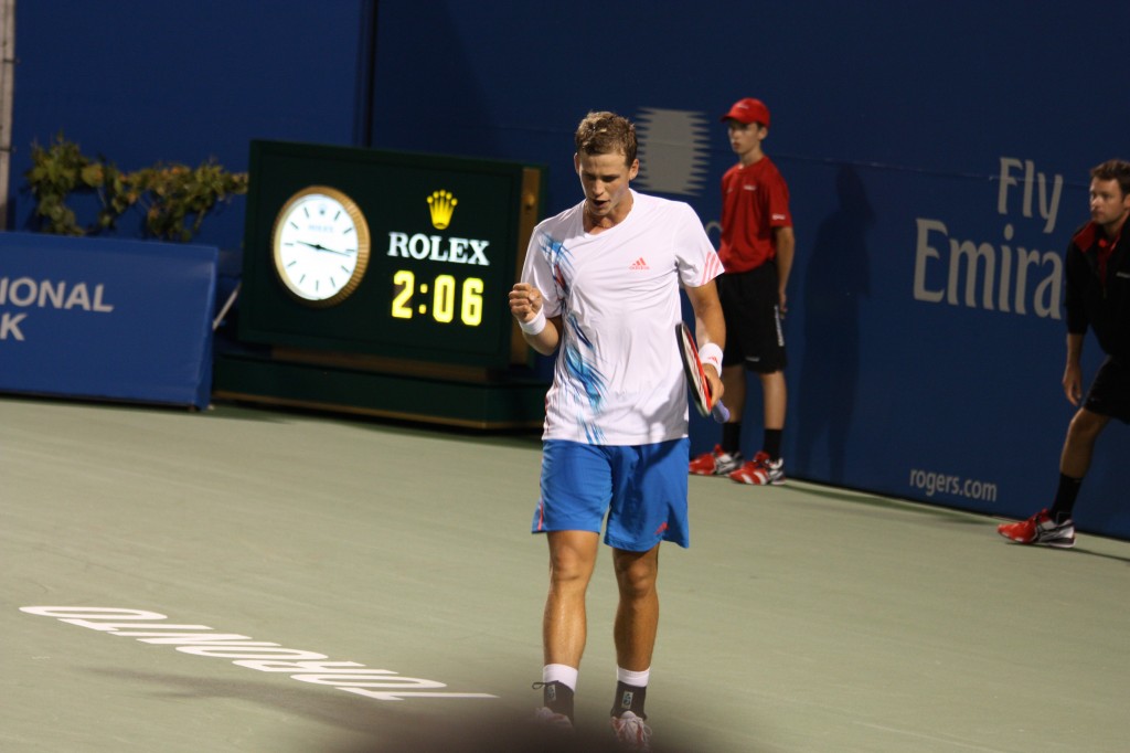 Picture of Vasek Pospisil yelling "come on" [2/4]