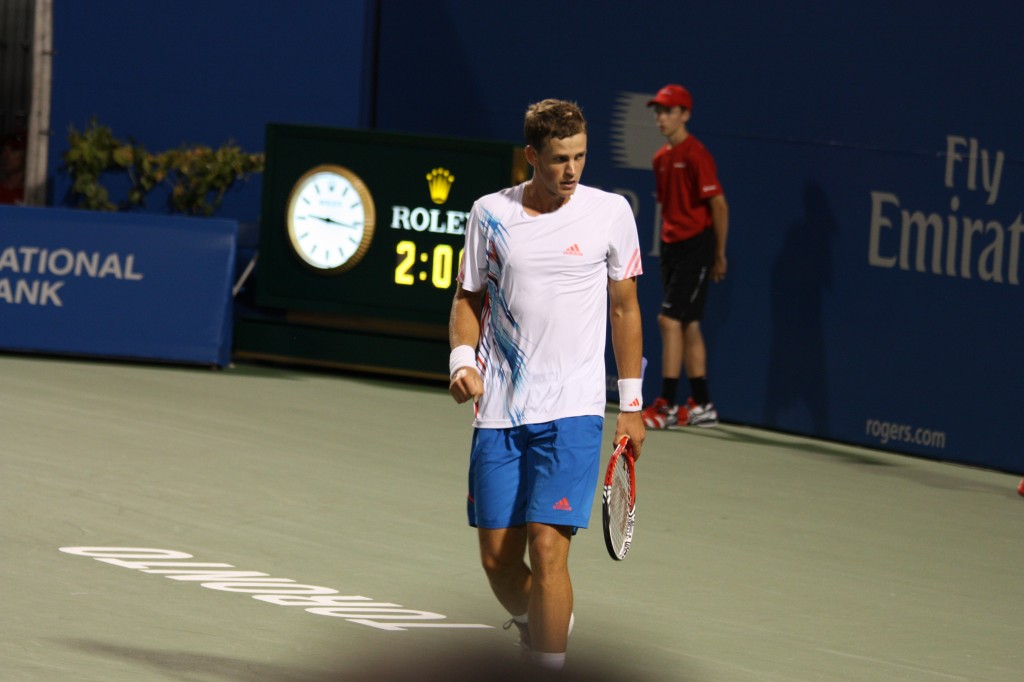 Picture of Vasek Pospisil yelling "come on" [4/4]